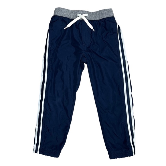 OshKosh B’Gosh Jersey Lined Athletic Windbreaker Pants 4T Navy Blue - Picture 9 of 9